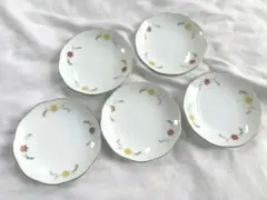 橘吉 たち吉 花からくさ 金縁 豆皿のサムネイル