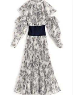 GRL 花柄ロングワンピース