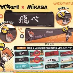 【未開封】ハイキュー‼︎×MIKASA コラボポーチ　烏野高校A B