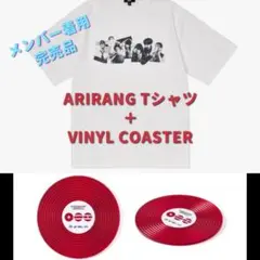 BTS ラスベガスPOP-UP限定 白タンクARIRANG XL/XXL - メルカリ