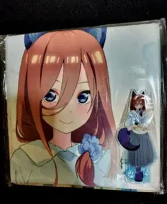 五等分の花嫁きゃらっとくじ〜あにまるガールズ〜C賞　特大マルチクロス　中野三玖