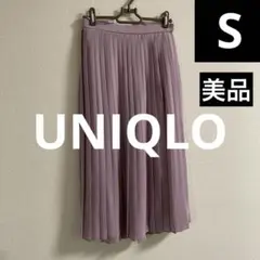 美品★UNIQLOシフォンプリーツロングスカート ★S