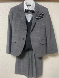 フォーマルスーツ michelle alfred グレー チェック柄 120