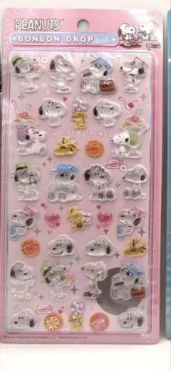 正規品　ボンボンドロップシール　スヌーピー&きょうだいたち