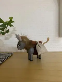 ノルディカニッセ　ロバの木製置物