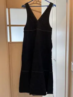 GU デニムジャンパースカート