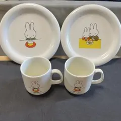 ミッフィー お皿 コップのセット あさひ銀行景品