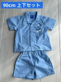 【美品】ミッキー☆セットアップ☆90cm☆半袖