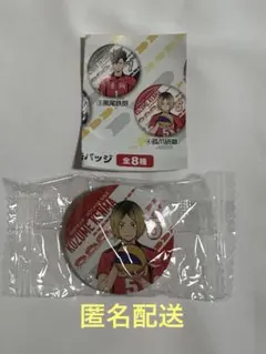 ハイキュー!! 缶バッジ　孤爪研磨　びっくらポン