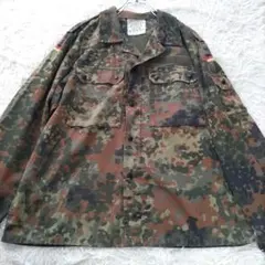 古着　ヴィンテージ　vintage　ミリタリーシャツ　迷彩　ドイツ軍　ワッペン