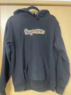 supreme センターパイル　ロゴ　ティファニーブルー　パーカー supreme センターパイル ロゴ ティファニーブルー パーカー - メルカリ