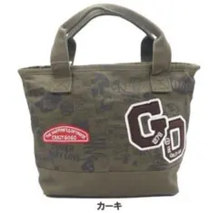 新品　クレイジーゴーゴー グラフィティー ミニトートバッグ カーキ