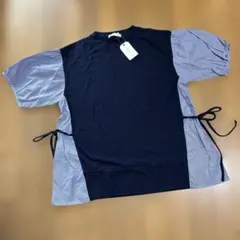 布帛ドッキング脇 リボンプルオーバーのサムネイル