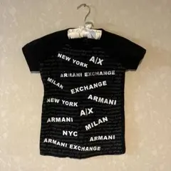 Armani Exchange 半袖Tシャツ 黒のサムネイル