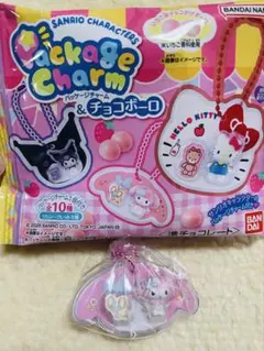 サンリオキャラクターズ　パッケージチャーム＆チョコボーロ　マイメロディ