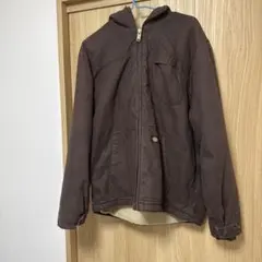 Dickies ディッキーズ 裏ボア ワークジャケット ブラウン Lのサムネイル