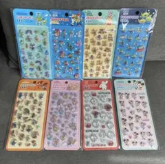 ディズニー PUKUPUKUシール ぷくぷくシール8点セット