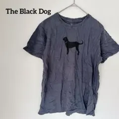 The Black Dog M 【KIDS140】グレー Tシャツ 犬プリント