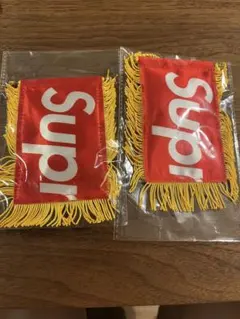 supreme ペナント フラッグ ノベルティ　2個　2