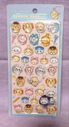 ボンボンドロップシール ちいかわ みんなポーズ ③