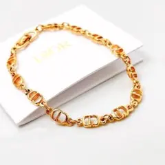 美品】CELINE マイヨン トリオンフ ブレスレット ゴールド金具 中古美