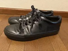 Acne studios Adrianブラックレザー スニーカー42のサムネイル