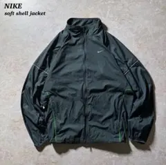 NIKEソフトシェルジャケット古着ダブルジップ美品ドローコードTECゴープコアのサムネイル