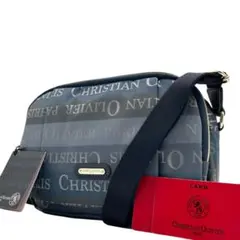 タグ付き未使用　クリスチャンオリビエ　ショルダーバッグ　カメラバッグ　二層　ロゴ