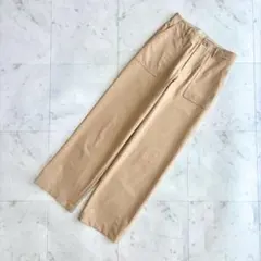 美品　UNTITLED アンタイトル　ベイカーパンツ　ベージュ　1のサムネイル