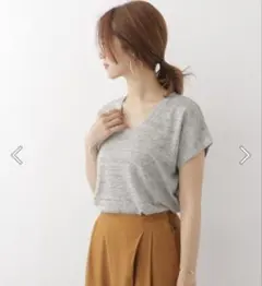 アーバンリサーチドアーズ リネンコットンTシャツ