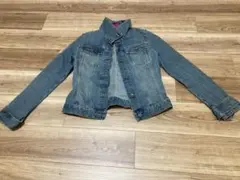 デニムジャケット ショート丈 デニムブルー