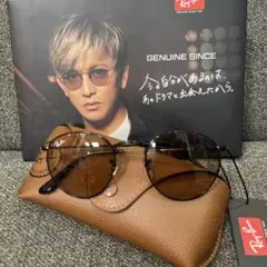 正規RayBan 横浜即発！木村拓哉氏ラウンドメタル RB3447 002/4B - メルカリ