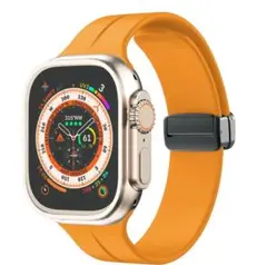黄色　Apple Watch 38 40 41 mm バンド　ベルト　シリコン