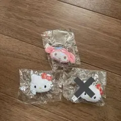 サンリオ　キャラクターズ　ぬいぐるみチャーム　ガチャガチャ　キティ　マイメロ