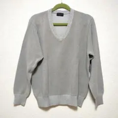 Prestige Style ベージュ Ｖネックニット Ｓサイズ