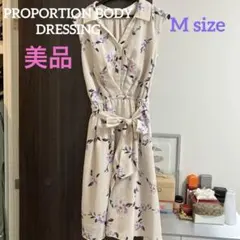 プロポーションボディドレッシングノースリーブ花柄ワンピースのサムネイル