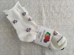 FRUIT OF THE LOOM ソックス 3足組 花柄 23-25cmのサムネイル