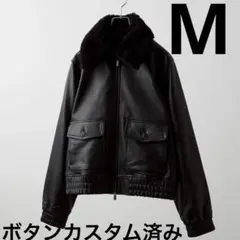 CLEL】Cow Leather G-1 Blouson 牛革ブラウンSサイズ - メルカリ