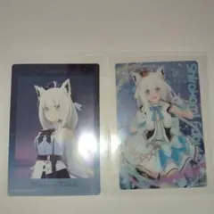 ホロライブ 白上フブキ カード 2枚セット