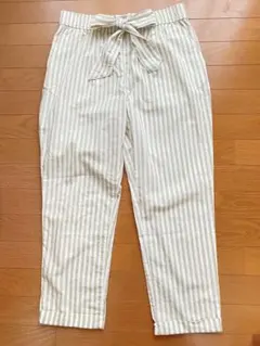 ZARA ストライプパンツ リゾートでも