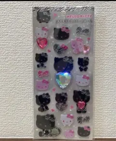 サンリオ　ラインストーン シール　ゼブラ 　キティ　ギャル