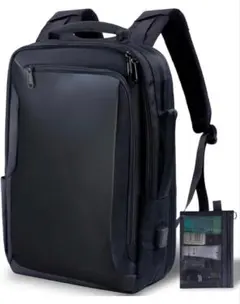 ビジネスリュック メンズ 2way ブラック シンプル 多機能 収納 ポケット