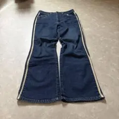 unknown flare denim お兄系 archive flare denim bootcut y2k お兄系 鬼髭 - メルカリ