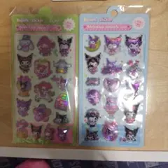 マイメロ、クロミぷくぷくシールセット