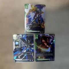 ガンダムカードゲーム LR ウイング エアリアル ゲルググ