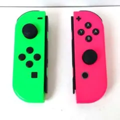 スイッチ　Switch 緑　桃 コントローラー グリーン　ピンク　ジョイコン