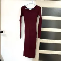 ニットワンピース