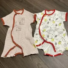 スヌーピー カバーオール　肌着　２枚