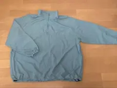 ビッグシルエット ハーフジップ ナイロンプルオーバー S
