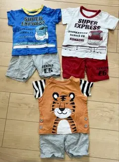 新幹線 パジャマ まとめ売り 3着 セット